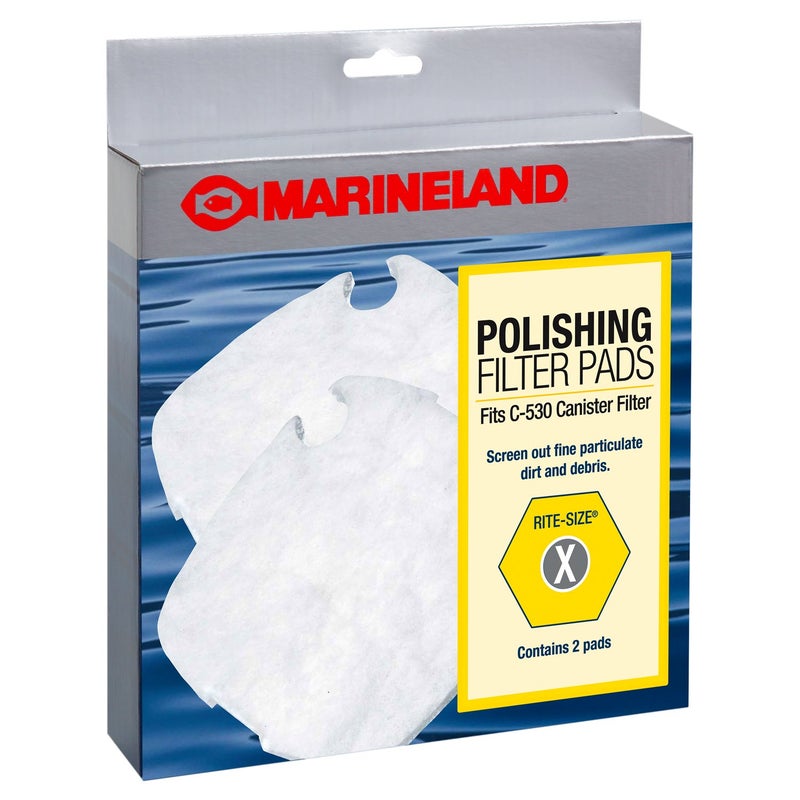 Marineland Polishing Filter Pads, Mechanical Filtration For Canister Filters, Fits 530 - Image 1